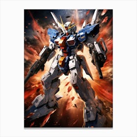 Gundam Robot 7 Canvas Print