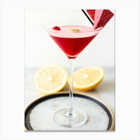 Watermelon Martini Canvas Print