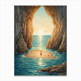 Sand Castle Canvas Print