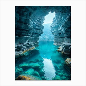 Cave In The Mountains Canvas Print