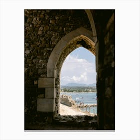 View From An Archway Canvas Print