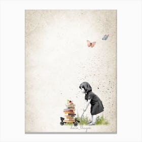 Livres Canvas Print