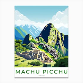 Peru Machu Picchu Travel Canvas Print