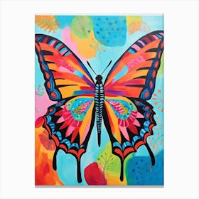 Pop Art Skipper Butterfly 1 Canvas Print