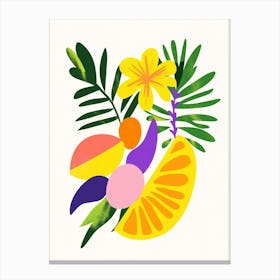 Tropical Fruit Canvas Print