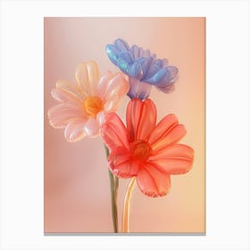 Dreamy Inflatable Flowers Cineraria 4 Canvas Print