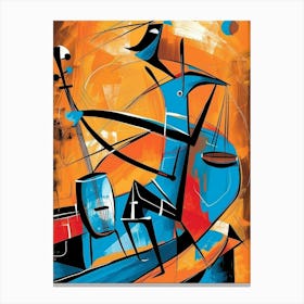 Jazz Musician Canvas Print