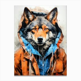 Wolf Painting animal Canvas Print