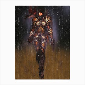 Diablo 3 Demon Hunter Female 1 Canvas Print