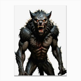 Werewolf Halloween Canvas Print