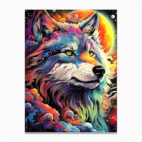 Wolf Painting 3 Canvas Print