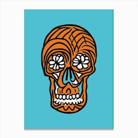 Day Of The Dead Skull 1 Canvas Print