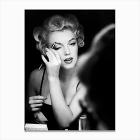 Marilyn Monroe Black And White 2 Canvas Print