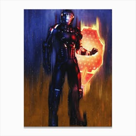 Mass Effect 3 N7 Paladin V2 Canvas Print