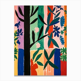 L'Arbre Et Les Fleurs Canvas Print