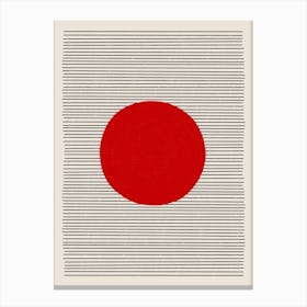 Red Sun Canvas Print