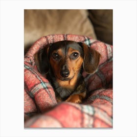 Dachshund.Generated AI. Wall Art Print 3 Leinwandbild