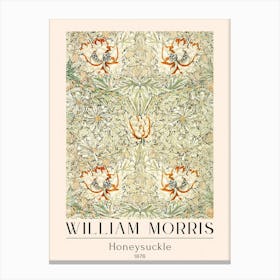 William Morris Honeysuckle 4 Canvas Print