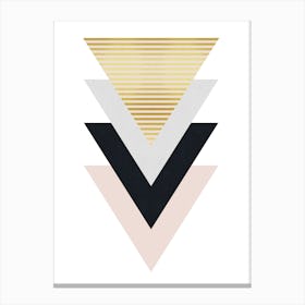 Minimalist geometric shapes 1 Canvas Print