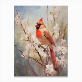 Bird Painting Cardinal 3 Canvas Print