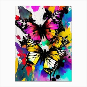 Colorful Butterflies 128 Canvas Print