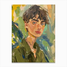 Portrait Of A Young Man 7 Canvas Print