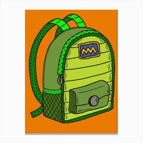 Backpack Canvas Print