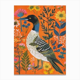 Spring Birds Common Loon 2 Canvas Print