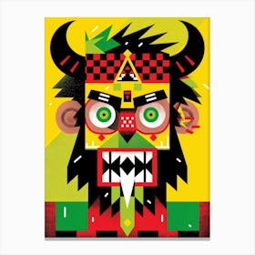 Demon Face Canvas Print