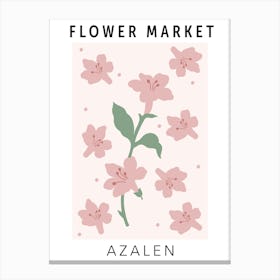 Flower Market Pink Stampe su tela