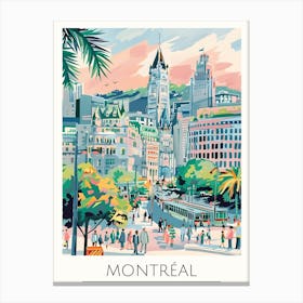 Montreal Cityscape Canvas Print