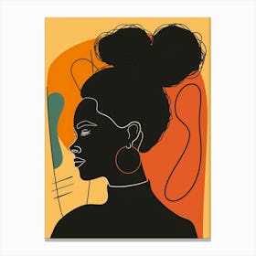 Portrait Of African Woman 49 Canvas Print