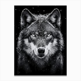 Wolf Portrait Canvas Print