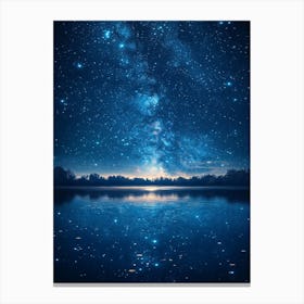 Night Sky With Stars 8 Canvas Print