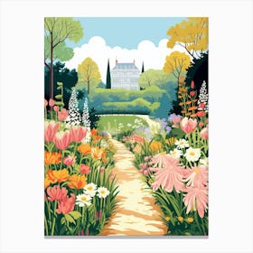 Royal Botanic Garden Edinburgh United Kingdom Illustration 5 Canvas Print