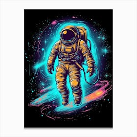 Astronaut In Space 17 Canvas Print