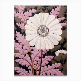 Flower Illustration Cineraria 1 Canvas Print