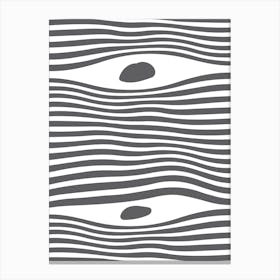 Eye Spy In Grey Canvas Print