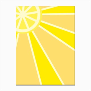 Lemon Sunshine Canvas Print