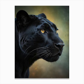 Black Panther painting 2 Canvas Print