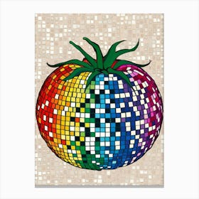 Rainbow Tomato Canvas Print