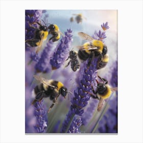 Bumblebee Realism Illustration 20 Canvas Print