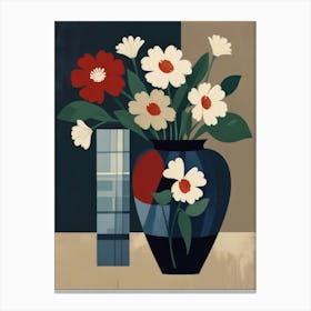 Flowers In A Vase 86 Canvas Print