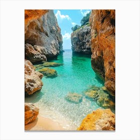 Azulejo Beach Canvas Print