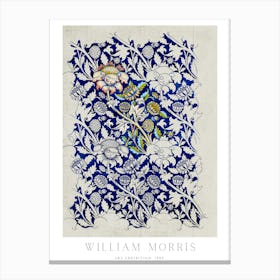 William Morris Vintage Minimalist Print Canvas Print