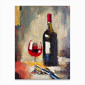 Montepulciano 1 Oil Painting Cocktail Poster Canvas Print