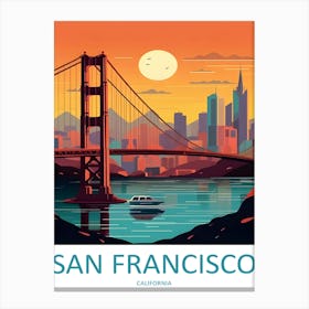 San Francisco Golden Gate Travel 1 Canvas Print