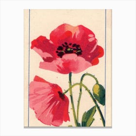 Poppies 4 Canvas Print