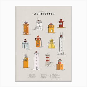 Iceland Lighthouses Canvas Print