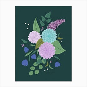 Floral Harmony Canvas Print